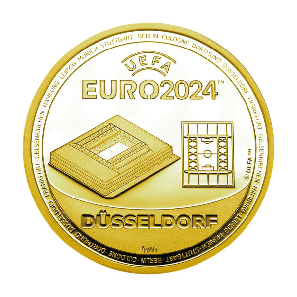 UEFA EURO 2024 Sonderprägung Gold