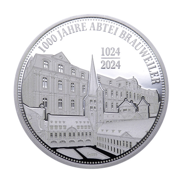 1000 Jahre Abtei Brauweiler Sonderprägung Silber