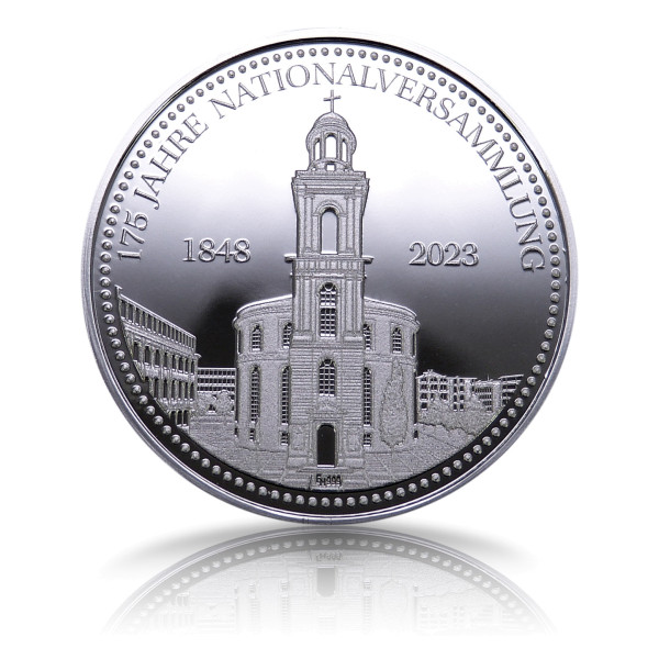 175 Jahre Nationalversammlung Paulskirche Sonderprägung Silber