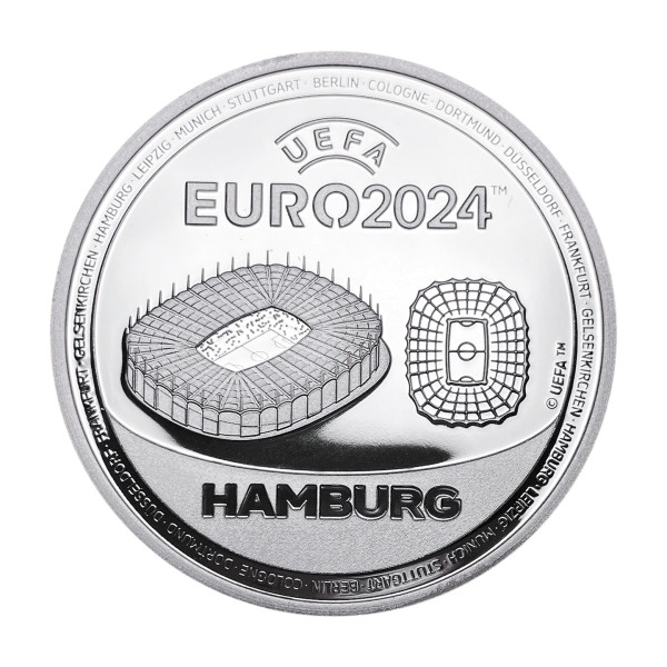 UEFA EURO 2024 Volksparkstadion Sonderprägung Hamburg