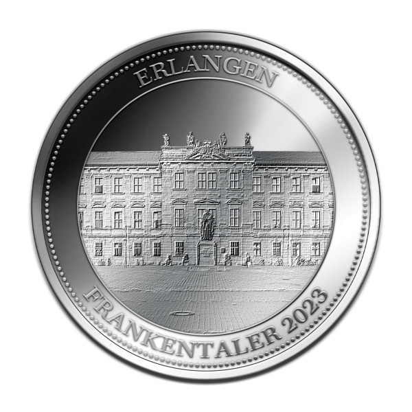 Erlangen Frankentaler Sonderprägung Silber
