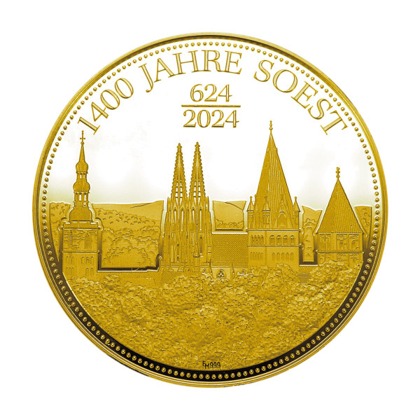 1400 Jahre Soest Sonderprägung Gold
