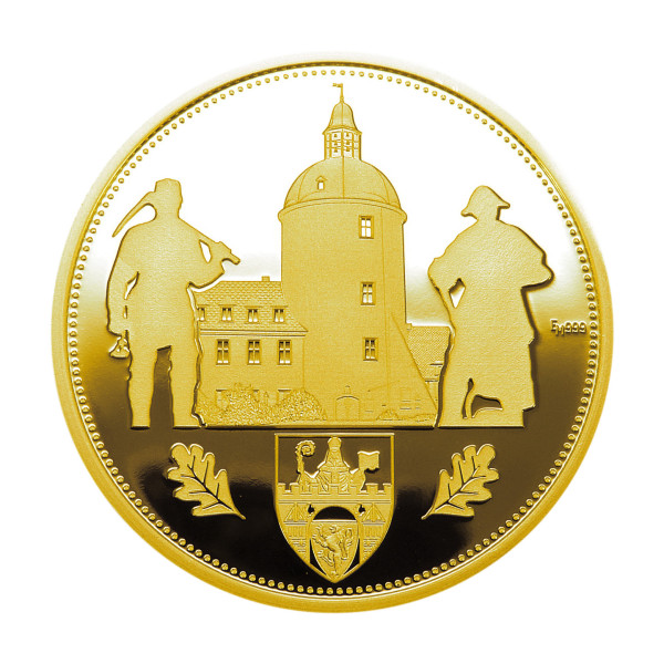 800 Jahre Siegen Sonderprägung Gold