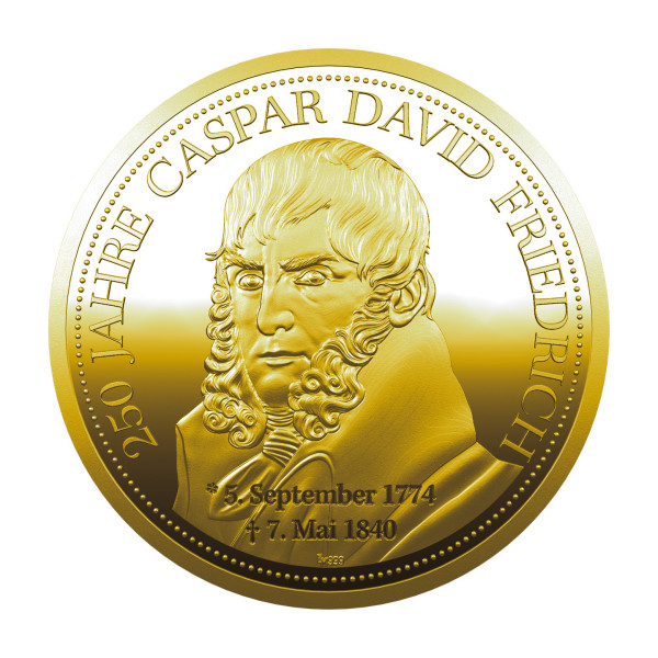 250 Jahre Caspar David Friedrich Sondermünze Gold
