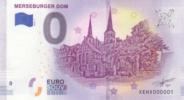 0 Euro Schein Merseburger Dom