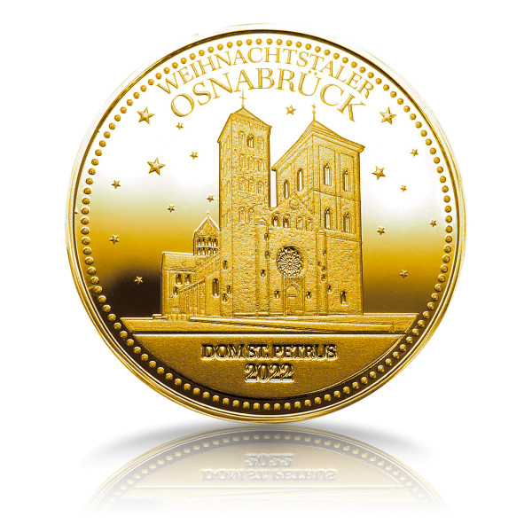 Osnabrücker Weihnachtstaler 2022 Gold