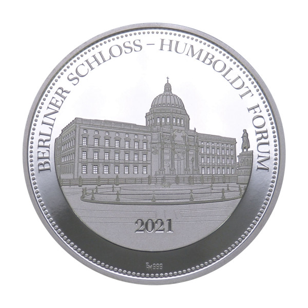 Berliner Schloss Humboldt Forum Sonderprägung Silber