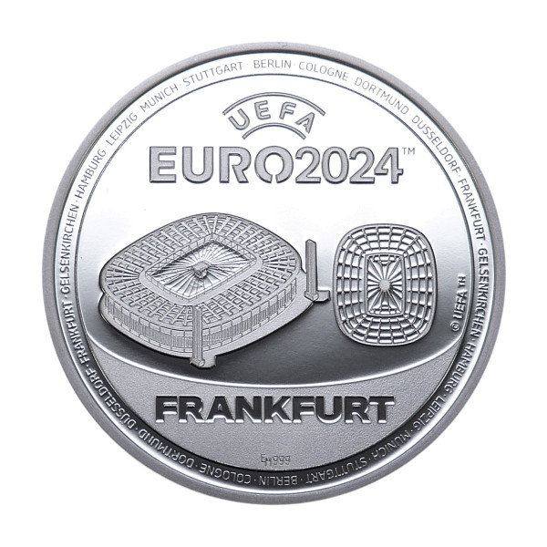 UEFA EURO 2024 Sonderprägung Frankfurt Stadion