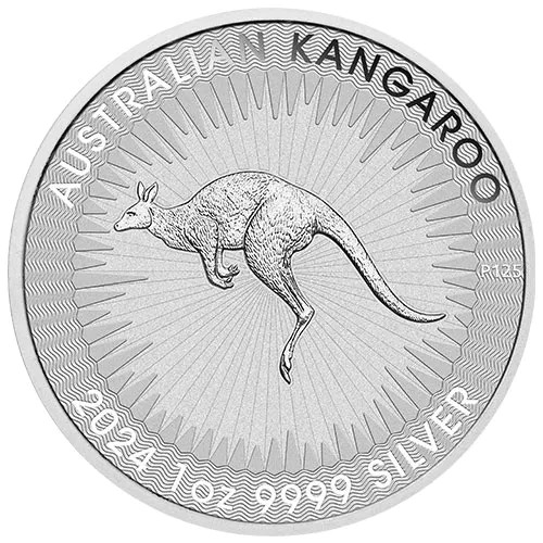 1 Unze Silbermünze Australien Känguru