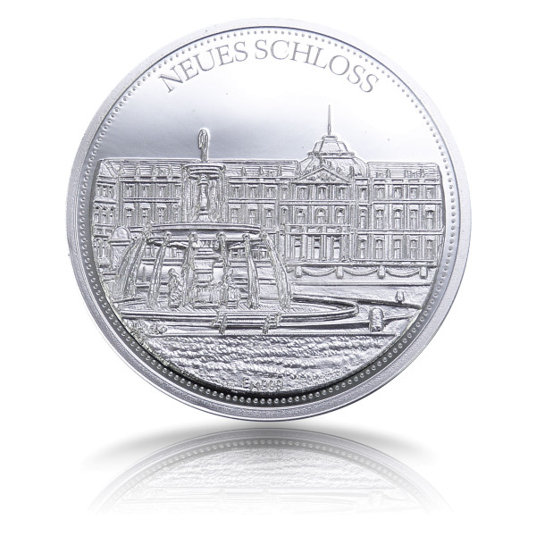 Neues Schloss Stuttgarter Taler Sonderprägung Silber