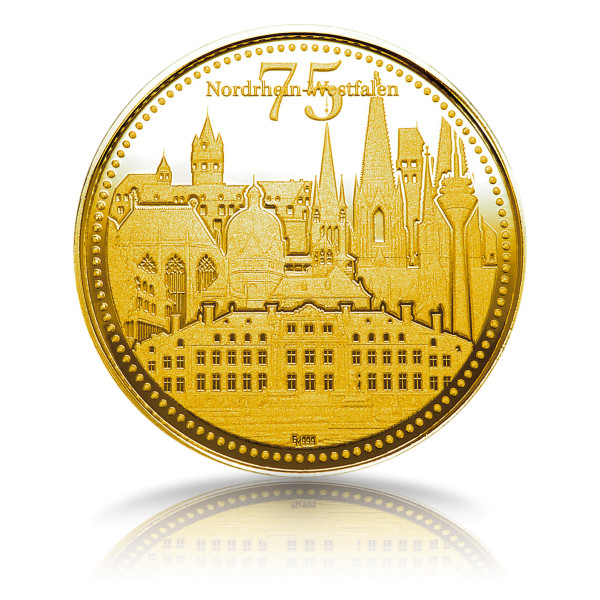 75 Jahre NRW Sonderprägung Gold