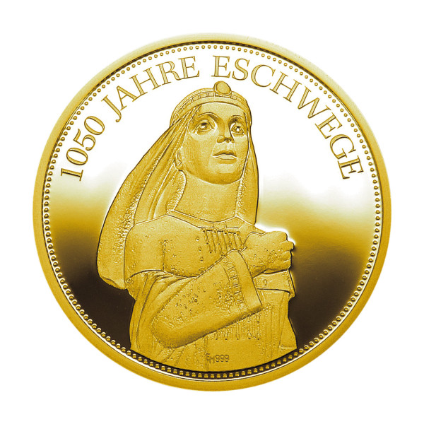 1050 Jahre Eschwege Sonderprägung Gold