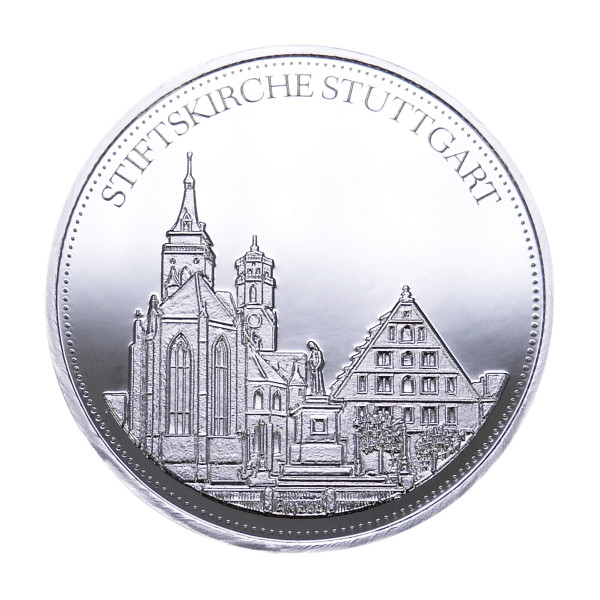 Stiftskirche Stuttgart Stuttgarter Taler Sonderprägung Silber