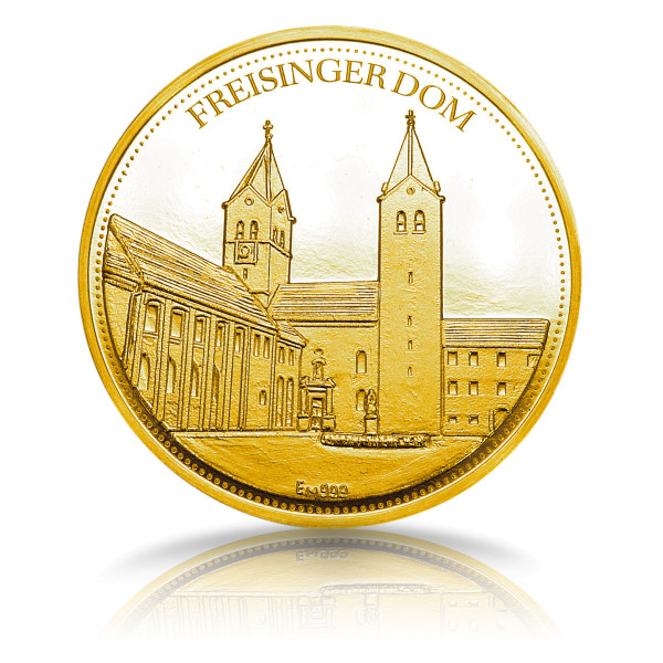 Freisinger Dom Heimat Taler Oberbayrn Sonderprägung Gold
