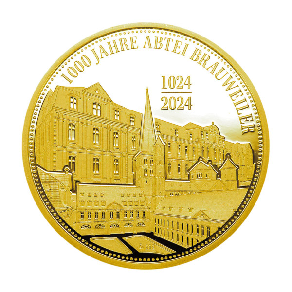1000 Jahre Abtei Brauweiler Sonderprägung Gold
