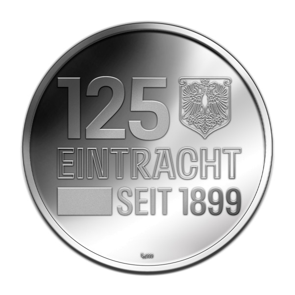 125 Jahre Eintracht Frankfurt Sonderprägung Silber