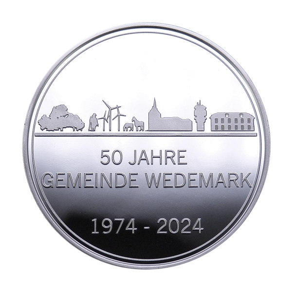 50 Jahre Gemeinde Wedemark Sondermünze 