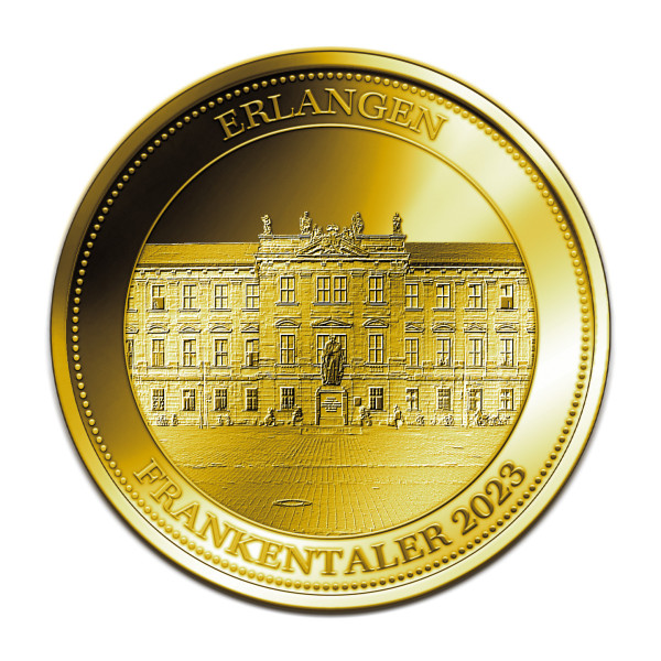 Erlangen Frankentaler Gold Sonderprägung